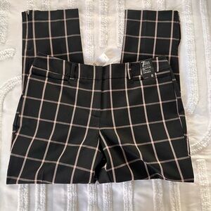 New York & Company Plaid Ankle Pants Size 8 NWT